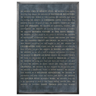 Sugarboo Manifesto - Book Collection (Grey Wood) - Art Print