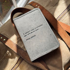 I Haven't Been Everywhere Leather Passport Cover - Stone