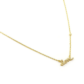 Love Pendant Necklace - Gold