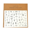 Symbols Temporary Tattoos- 6"x8" Sheet