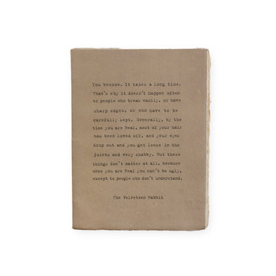 Large Deckled Edge Notebook