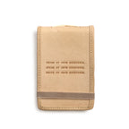 Mini Signature Leather Journals - Honey