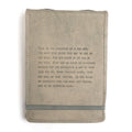 Large This Is The Beginning Leather Journal - Stone