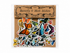 Butterfly and Moth Stickers - Assorted Set of 100