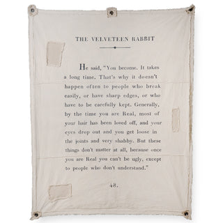 Canvas Wall Hanging - The Velveteen Rabbit - 46” x 57