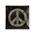 ***Choose Peace Large Square Decoupage Plate