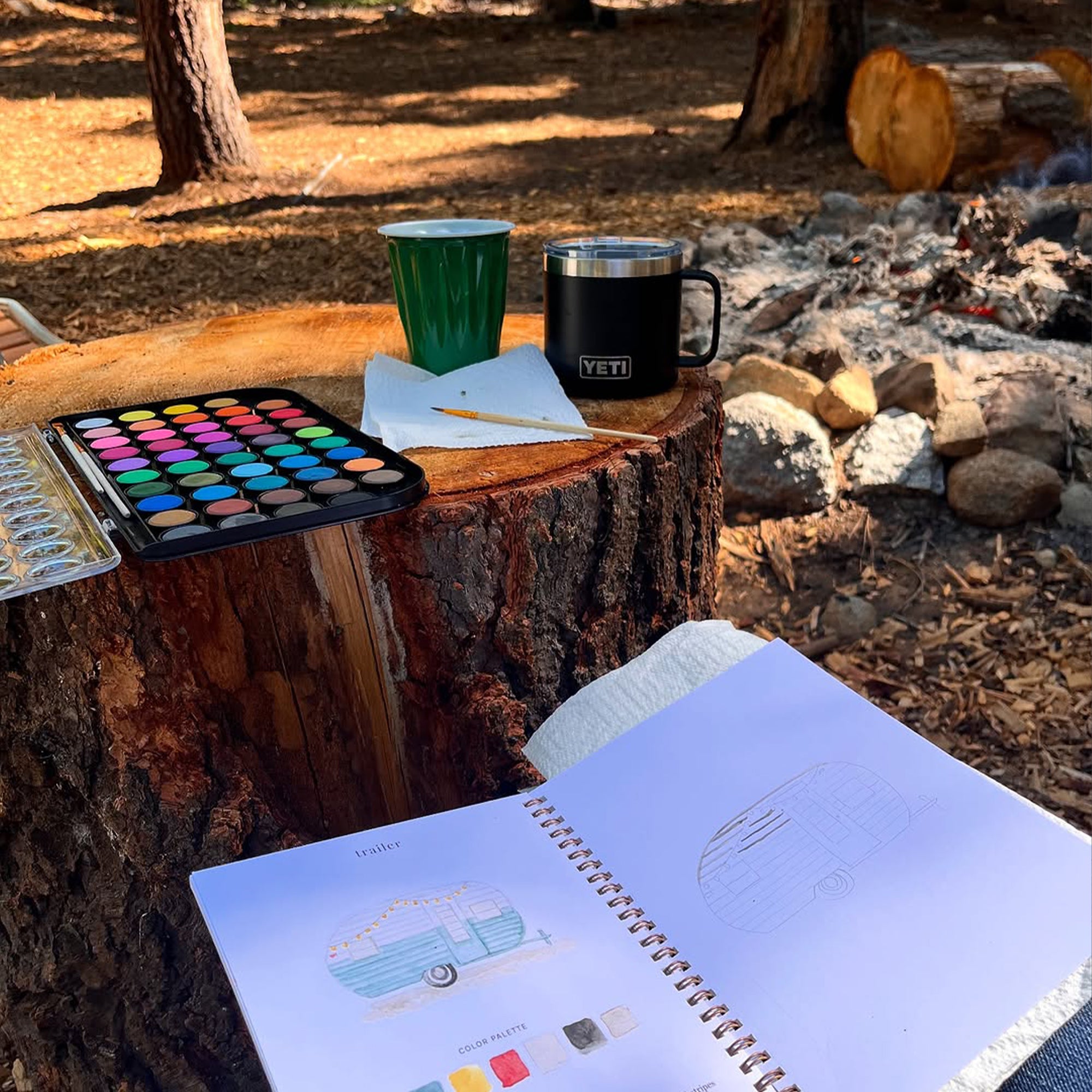 Watercolor Paint Set