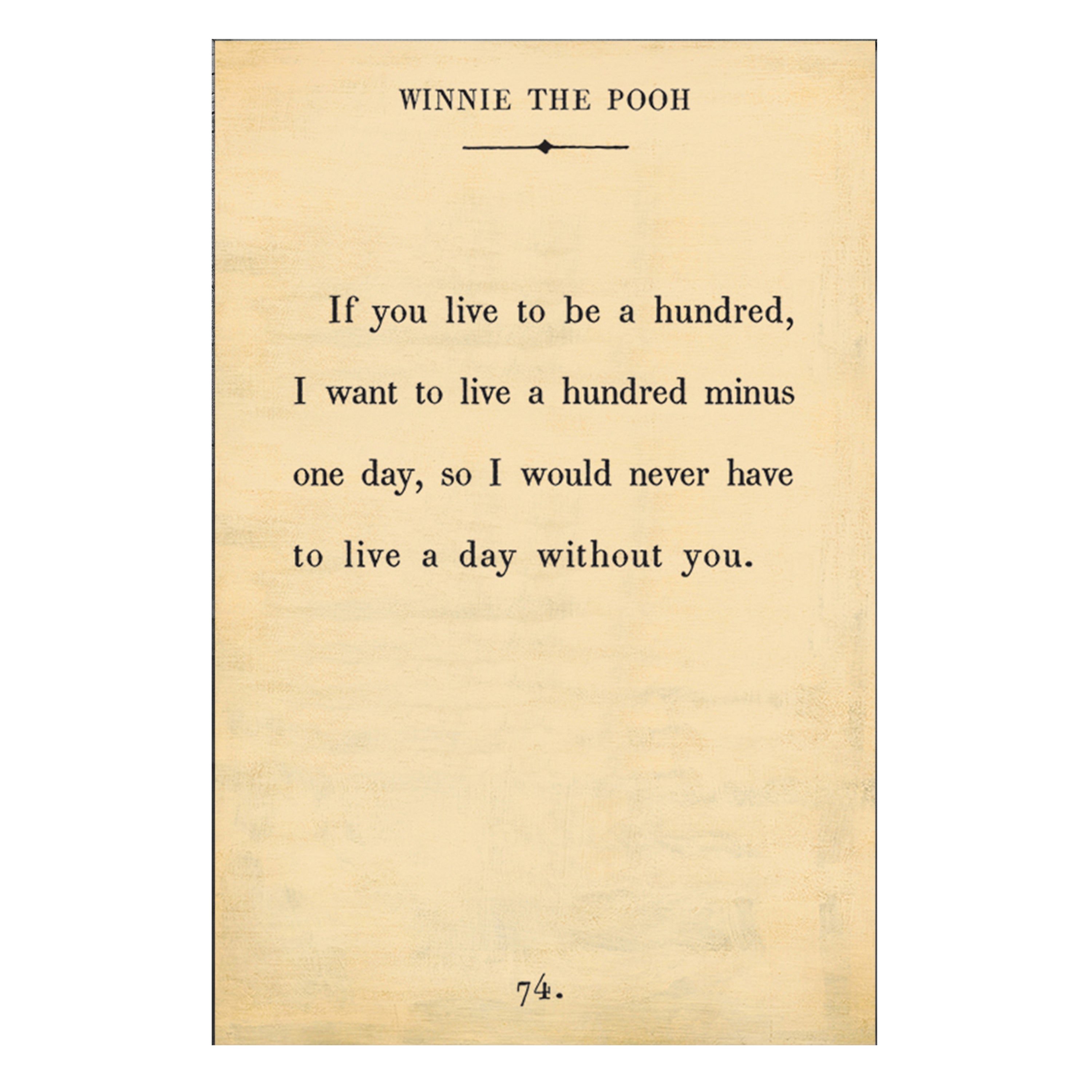 Winnie the Pooh - Book Collection - Art Print