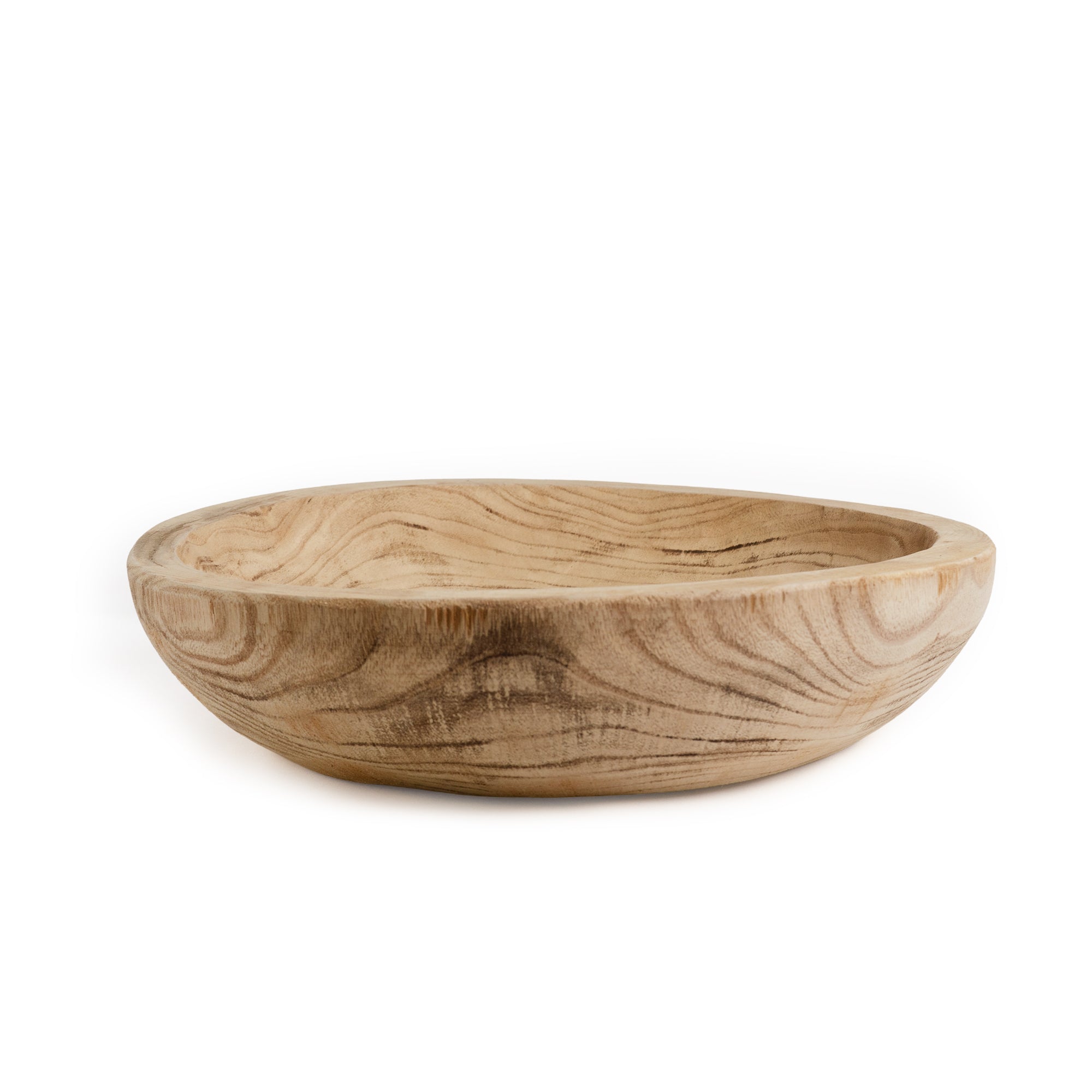 ***Large Round Wooden Tray