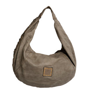 Shoulder Bag in Woven Cowhide