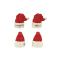 Stoneware Santa Hat Salt & Pepper Shakers