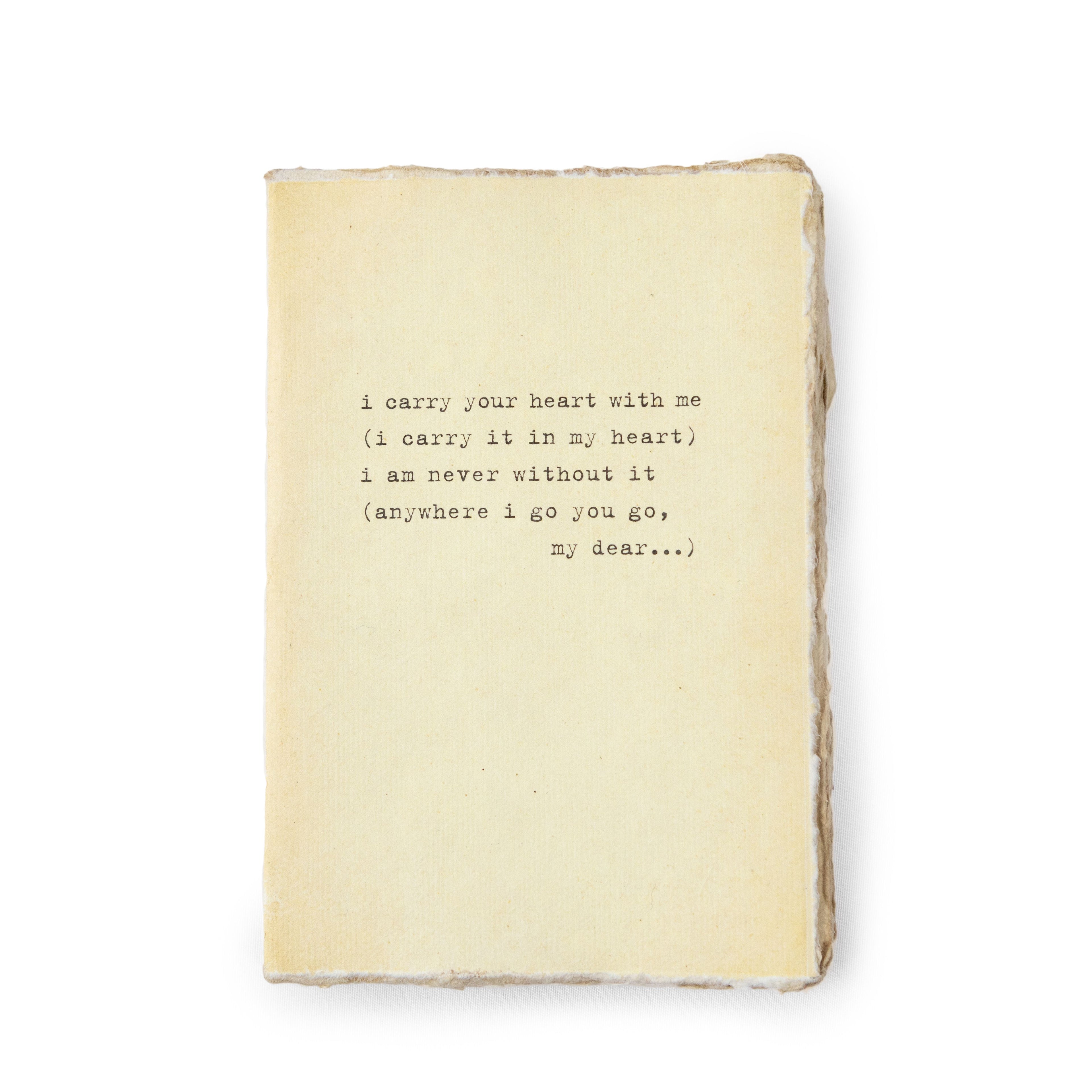Deckled Edge Notebook - Medium