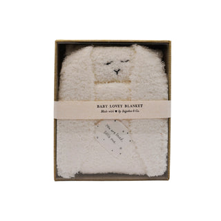 Bunny Baby Lovey Blanket in a box