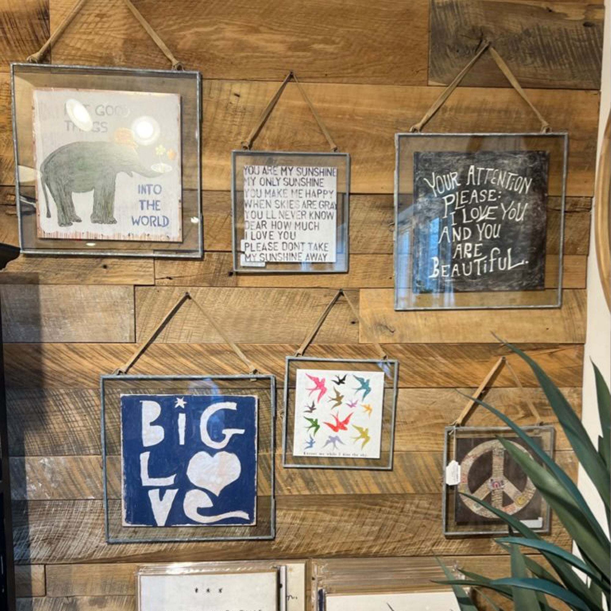 Zinc Hanging Frame Square