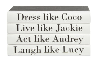 4 Vol. Book Stack - "Act Like Audrey..."