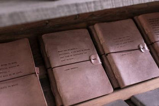 artisan leather journal