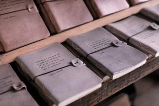 artisan leather journals