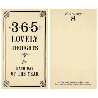 365 lovely thoughts pad