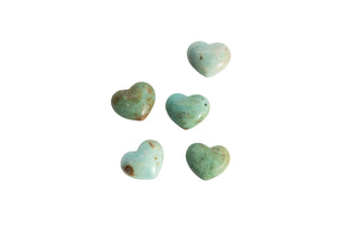 African Turquoise Mini Stone Heart