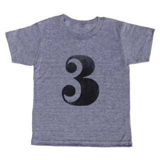 grey t-shirt with black lettering - 3