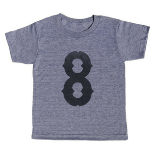 grey t-shirt with black lettering - 8