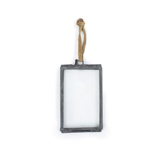 XS Ornament Frame with Zinc Finish 2" x 3"