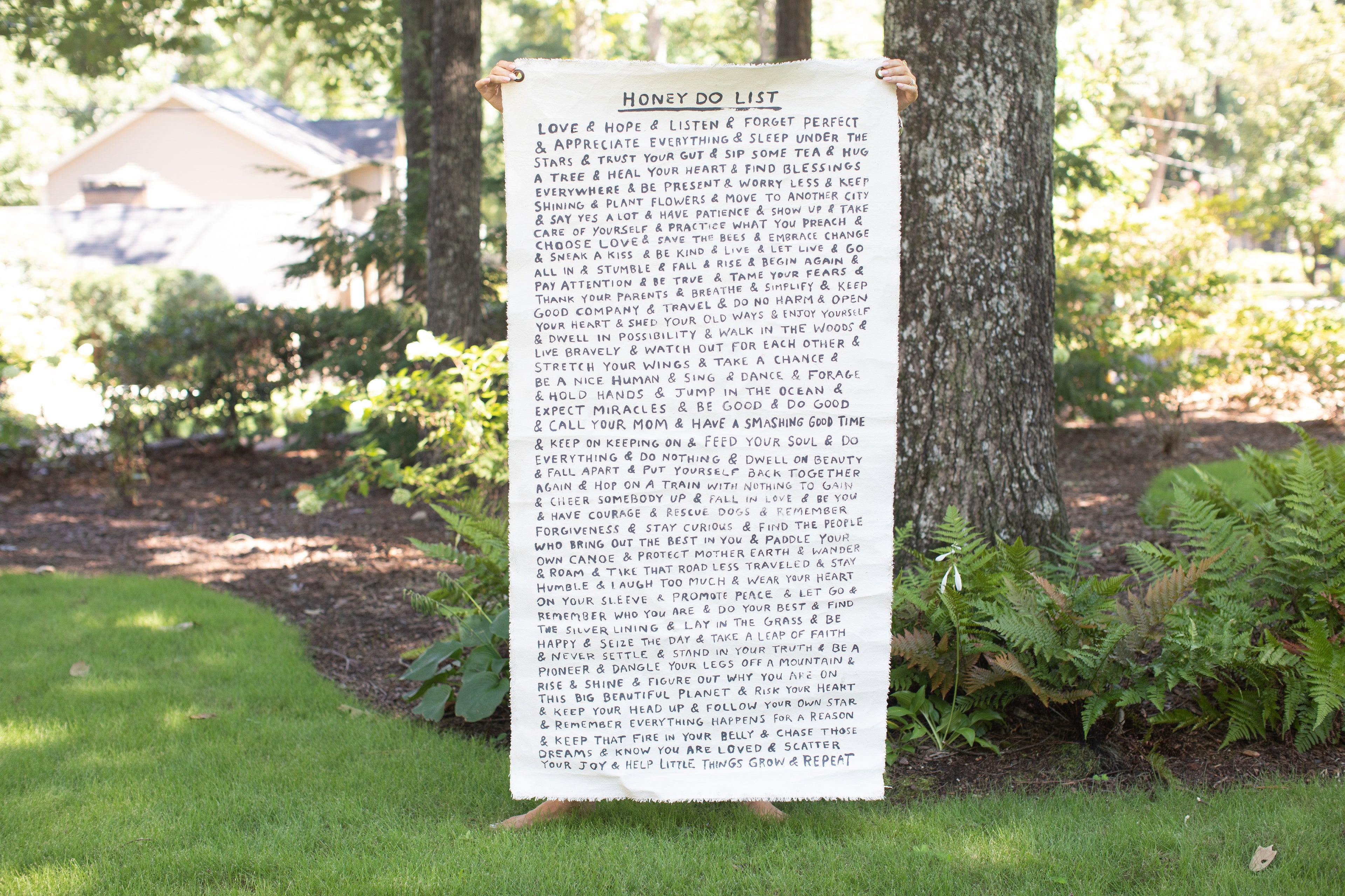 Honey Do List Wall Tarp