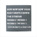 ***Metal Sign - Row Your Boat 21" x 22.5"