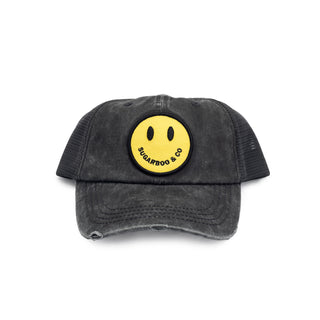 Sugarboo & Co. Smiley - Black Trucker Hat