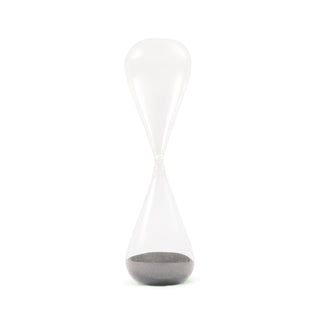 Hourglass Sand Timer  with Black Sand - 10 Minutes