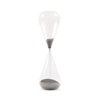 Hourglass Sand Timer  with Black Sand - 10 Minutes
