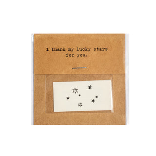 Stars Temporary Tattoo- Single Set of 2