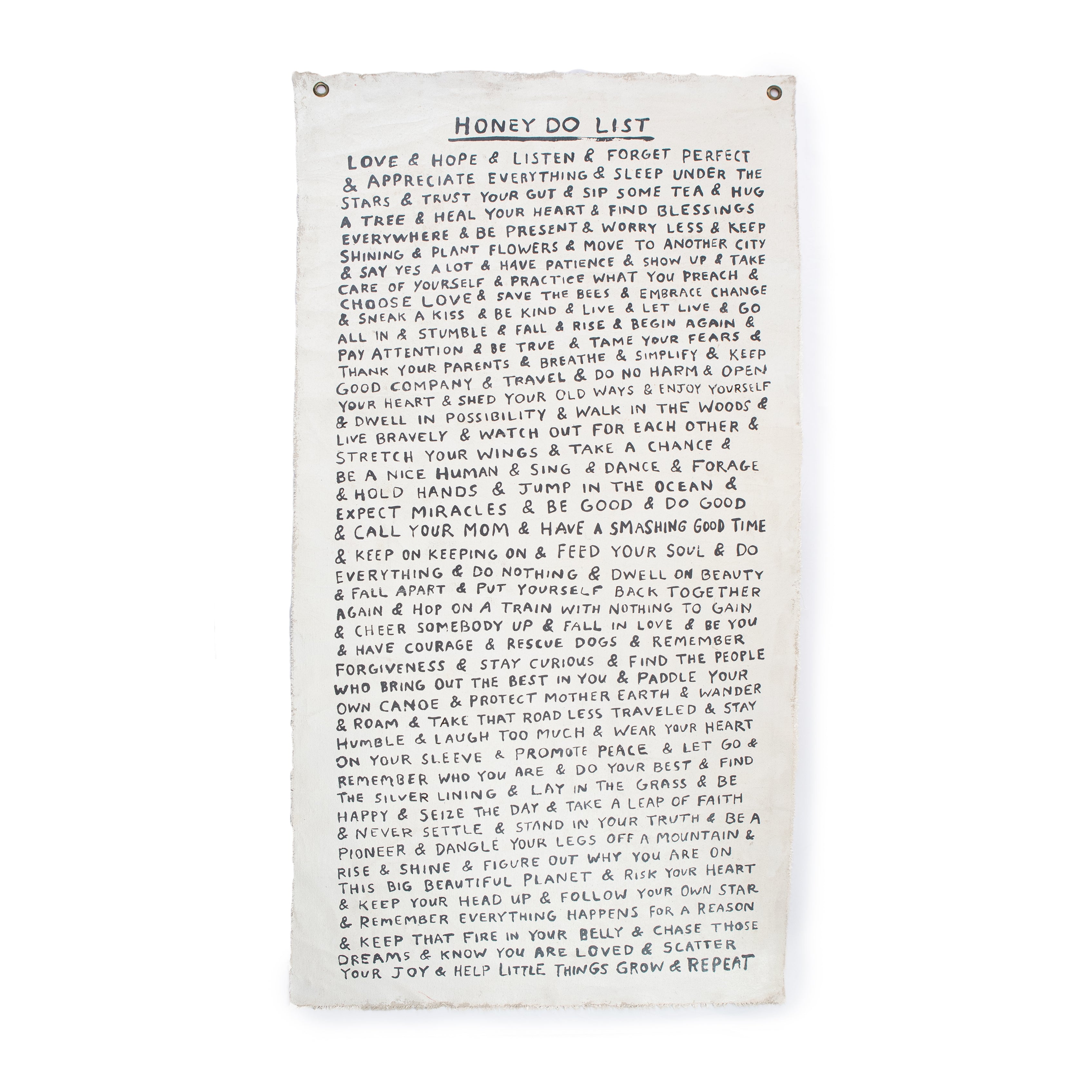 Honey Do List Wall Tarp