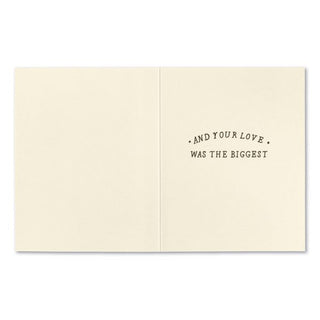 Big loss comes from big love Pet Sympathy Card inside