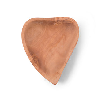 Heart Shaped Olive Wood Dish