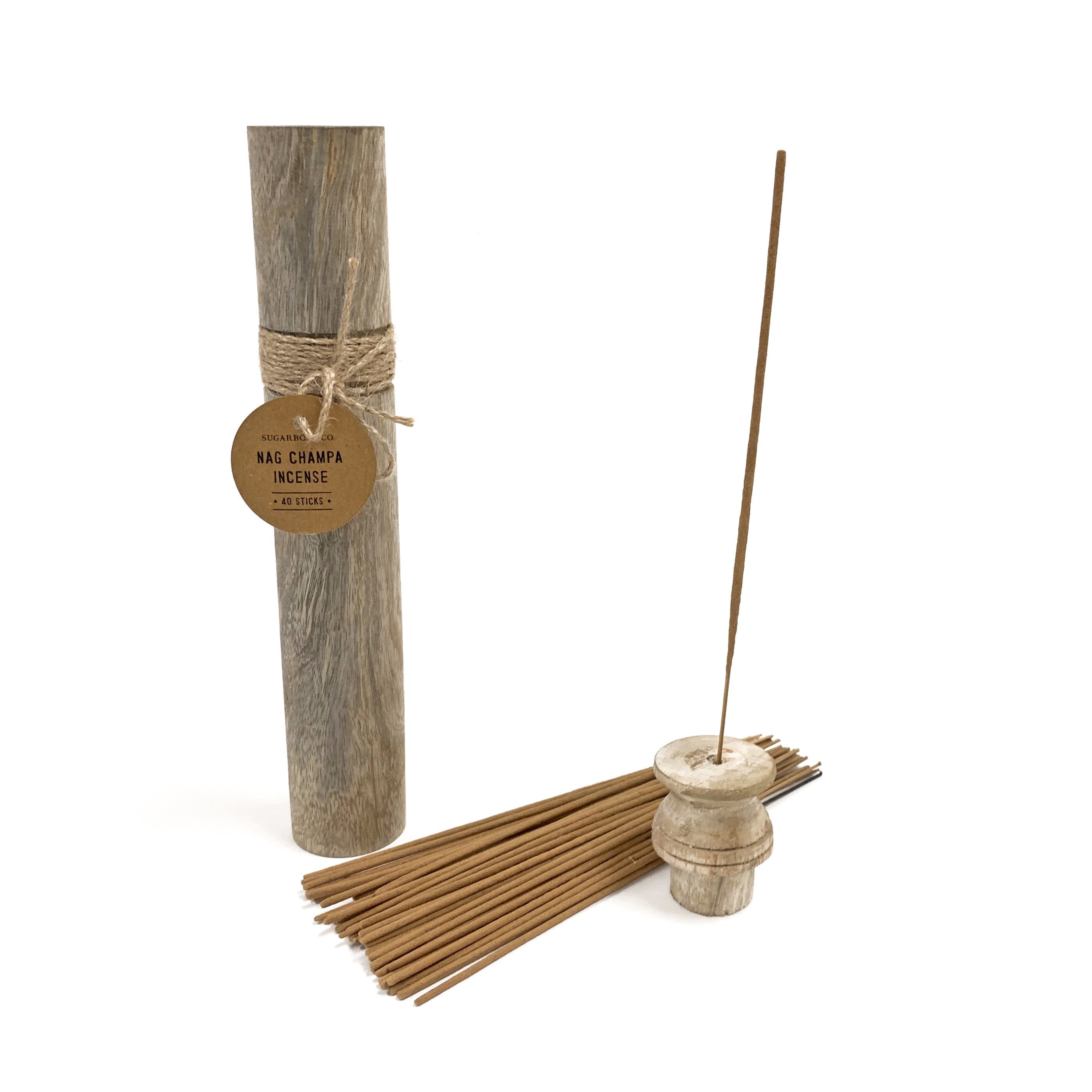 Nag Champa Bundle with Wooden Incense Tray - Alternative Imagination