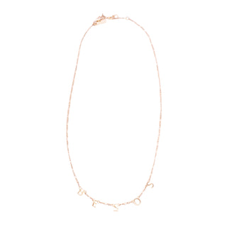 BESOS Necklace in Sterling Silver - Gold Plated