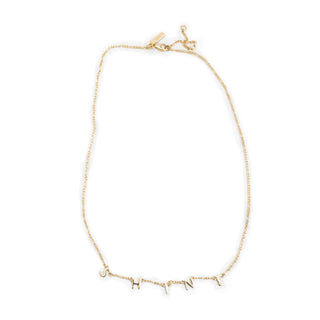 SHINE Necklace in Sterling Silver - Gold Plated