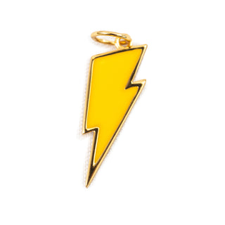 Large Lightning Bolt Charm - 0.8"x0.3"