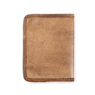 back of leather passport cover