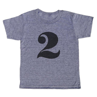 grey t-shirt with black lettering - 2