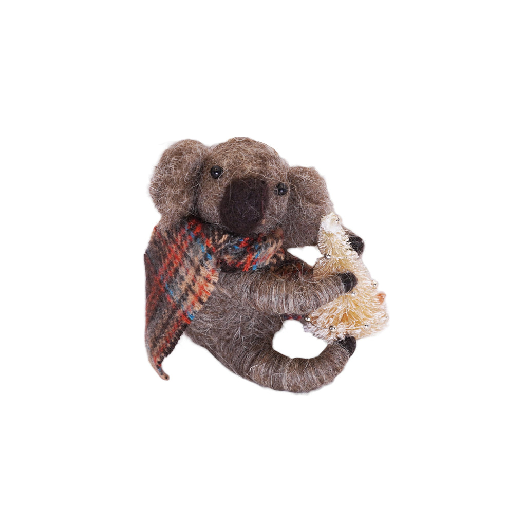 ***Felt Koala Ornament with Tree