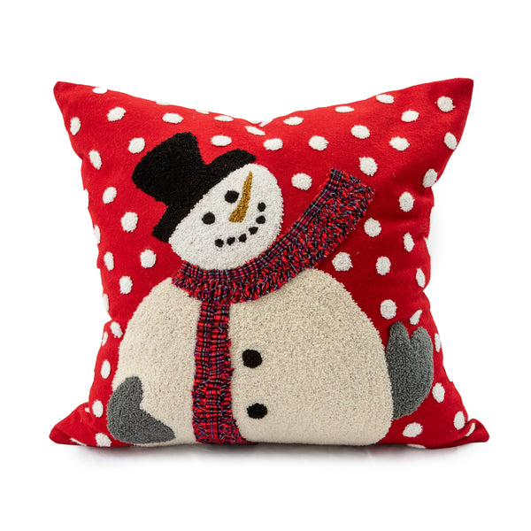 Wicklow Christmas Pillow - Snowman