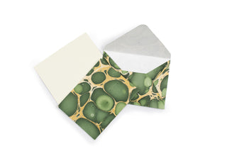 Green Marble Card & Envelopes