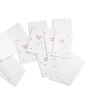 Deckled Gold Foil Cards & Envelopes Box Set