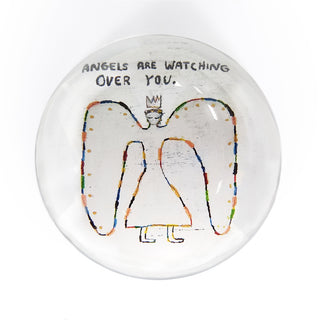 angels are watching over you paperweight