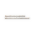 Poetry stick quotes across two wooden boards