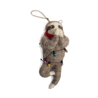 Yoga Sloth Ornament