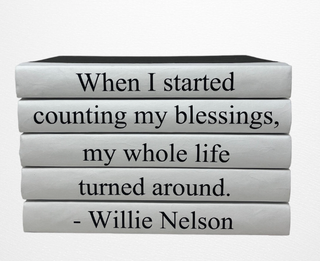 Willie Nelson Quote Book Stack