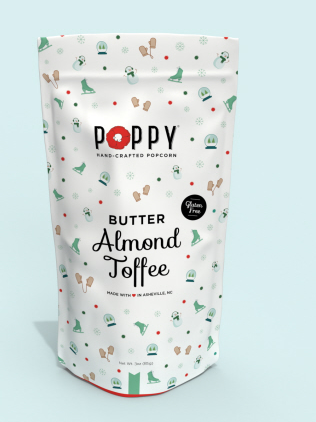 Butter Almond Toffee- Holiday Market Bag